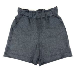 LULULEMON Hello Sunday Shorts Casual Athleisure Heathered Mod Black Size 2 READ